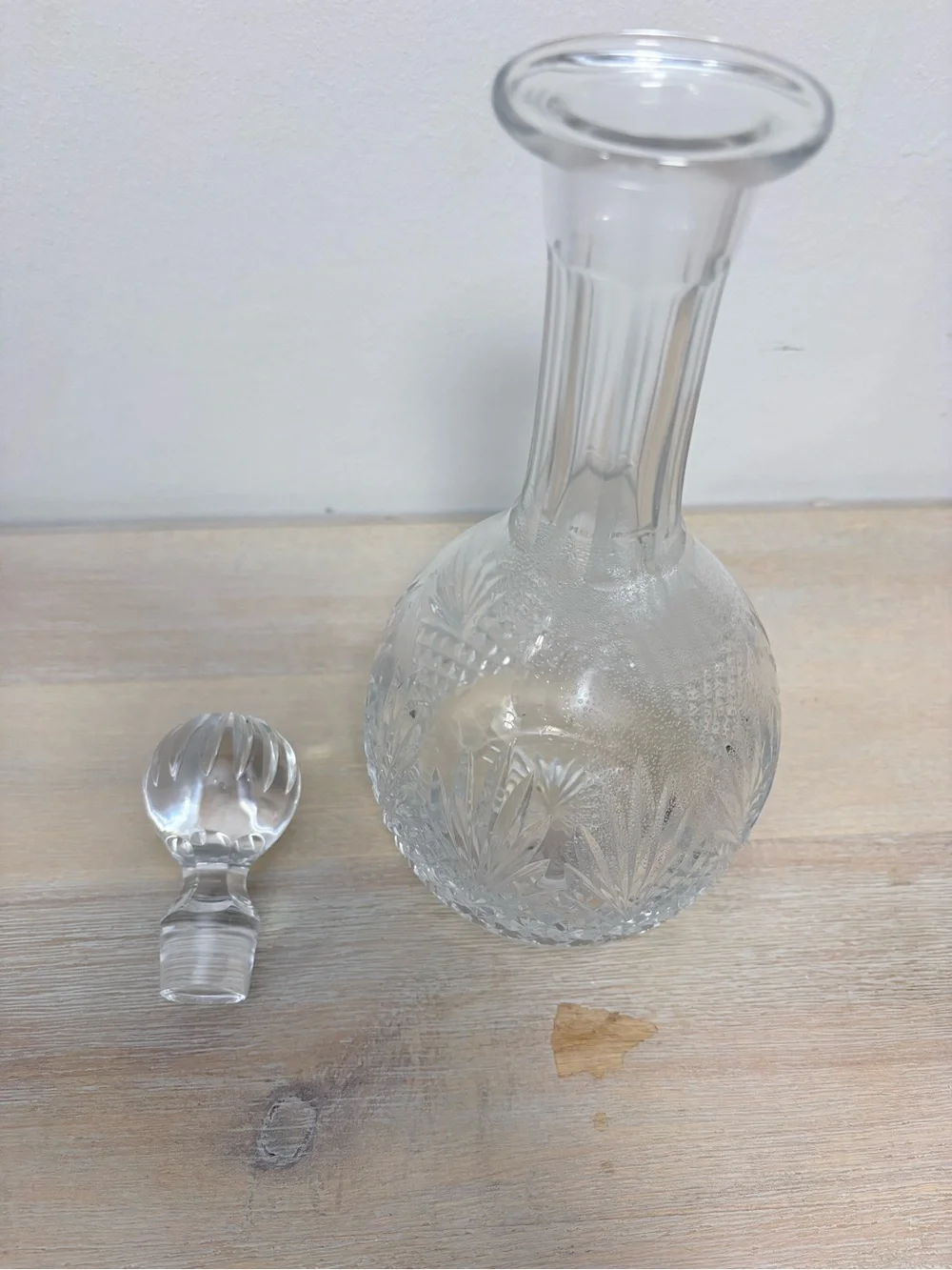 Majesty by Wedgwood Clear Cut-Glass Decanter with Stopper